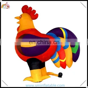 2017 Promotion Mascot Inflatable Chicken Model, Advertising Inflatable Rooster Shape, Cock Replica for Outdoor Activity Event thumbnail-1