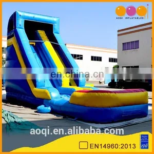 AOQI Products With Free EN14960 Certificate Summer Fascinating Inflatable Water Slide Pool thumbnail-1