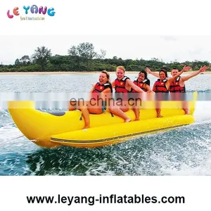 Hot Sale Towable Tube Inflatable Banana Boat / Flying Water Sleds for Beach thumbnail-1