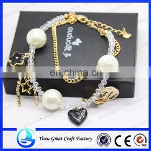 Alloy Pendants Bracelet Hand Chain Flower Plastic Pendant thumbnail-4