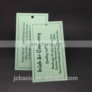 Wholesale New Design Art Paper Printing Cheap Custom Hang Tags thumbnail-5