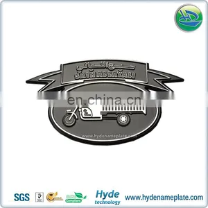 New Custom Made Decorative ABS Chrome Motorcycle Emblems thumbnail-1