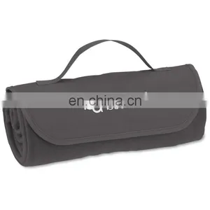 XD1031 Roll up Travel Blanket Roll up Fleece Picnic Blanket With Waterproof thumbnail-5