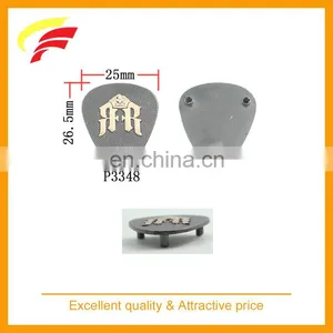 Metal Badge , Zinc Alloy Label Buckle, Metal Rivet With Embossed Logo for Garment thumbnail-2