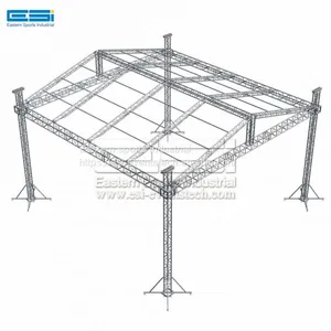 Aluminum Mini Light Stand Pipe Outdoor Stage Box Roof Circle Truss System thumbnail-4