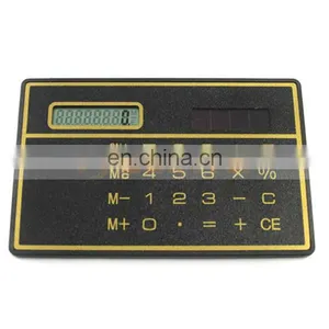 85mm Length Slim Pouch Portable Solar Tiny Calculator thumbnail-2