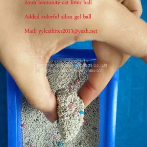 Less Dust and Strong Odor Control Bentonite Cat Litter Added Apple Scent thumbnail-1