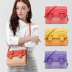 2019 New Slant Bag Star Same Thai Blast Cambridge Bag Bump Color Edron Bag thumbnail-5
