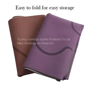 Folding Suede Yoga Mats-kmr04 thumbnail-3