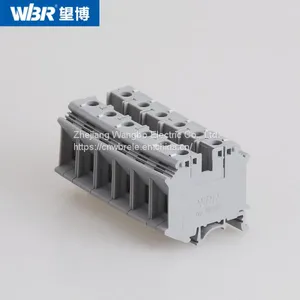 Din Rail Terminal Blocks UK35B Pure Copper Connector Screw Terminal Block thumbnail-2