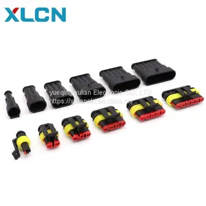 6p AMP Super Seal 1.5 Series Amp Tyco Connector Pins Wire Ways Connector 282108-1 282090-1 thumbnail-5