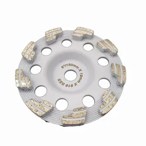 Diamond Grinding Cup Wheel on Concrete Floor of Arrow Section thumbnail-1