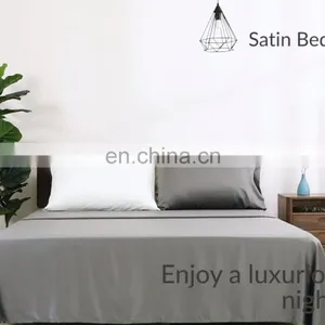 Luxury Beautiful Good 100% Microfiber Fabric Lightweight Durable Stronger Bedding Set Sheet thumbnail-1