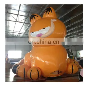 Factory Direct Sale Outdoor Giant PVC Inflatable Yellow Garfield Figure For Promotion thumbnail-1