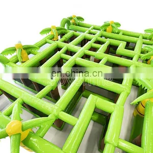Inflatable Jungle Maze Tunnel Obstacle Laser Tag Playground For Sale thumbnail-3