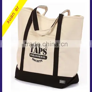 Wholesale Fashion Reusable Cotton Canvas Shopping Tote Bag thumbnail-1