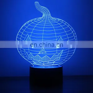 Creative Lighting Usb Lamp 3D Acrylic Led Sleeping Night Light for Bedroom thumbnail-3