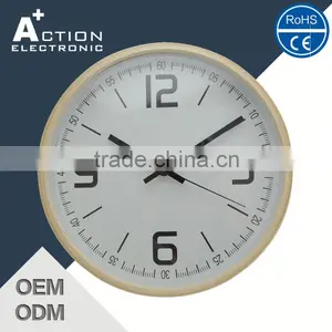 Rohs Certified Factory Price Vintage Wooden Wall Clock thumbnail-1