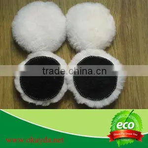 Sheepskin Velcro Car Buffing Pad thumbnail-1