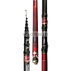 Hard Carbon Fiber Hand Fishing Pole Telescopic Fishing Rod 4.5 M 5.4 M 6.3 M 7.2 M Rock Rod thumbnail-1
