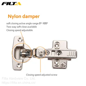 Filta Self Closing Two Way 4d Adjustable Soft Close Cabinet Kitchen Hinge thumbnail-5