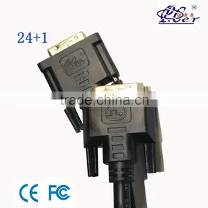 80M NYLON BRAIDED 24+1PIN M TO M DVI-D CABLE WITH USB ADN CHIP SET thumbnail-1
