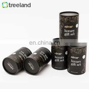 Custom Design Cylinder Paper Cardboard Luxury Perfume Bottle Paper Tube Packaging thumbnail-5