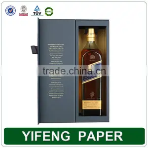 Two Bottle Sliding Wine Box Champagne Packaging Drawer Box thumbnail-4