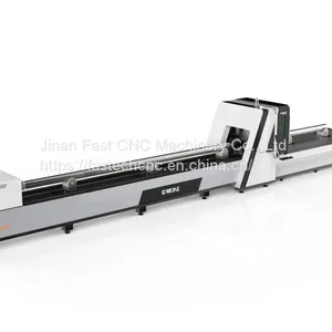 High Quality 3000W CNC Fiber Laser Tube Cutting Machine ISO CNC Laser Pipe Cutter Model LF60M thumbnail-3