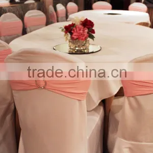 Wedding Spandex Chair Sash With Buckle for Banquet Hotel Party thumbnail-1