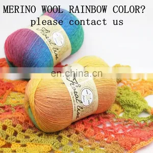 Rainbow 100% Cashmere Merino Cake Wool Yarn Soft Mohair Cashmere Yarn Thread Hand Knitting Crochet Yarn Lana Para Tejer Crochet thumbnail-4