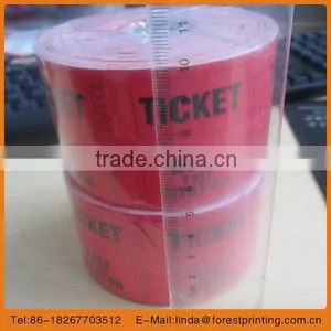 2014 Hot 500pcs per Roll Series Admisson Ticket Raffle Ticket Official Sale Ticket Rolls Meeting Ticket thumbnail-1