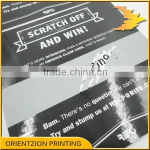 Custom Scratch Off Paper Lottery Ticket Printing, Lottery Card Printing. thumbnail-3