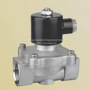 Industrial-Grade Stainless Steel Threaded Solenoid Valve for Durable Performance thumbnail-1