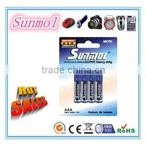 1.5v Um4 Aaa Size Zinc Carbon Battery Made in China thumbnail-1