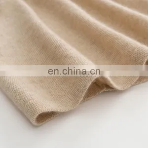 Autumn Luxury Slim Long Knitted 100% Cashmere Dress Ladies New Design Button Decoration Breathable Washable Floor-Length Natural thumbnail-4