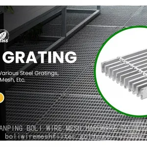 Hot Galvanized Building Reconstruction Building Upgrade Flooring Bar Grating /Heavy-Duty Industrial Floor Grating thumbnail-2