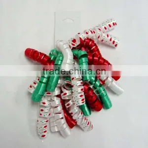 Transparent Poly Ribbon Curly Bow With Printing thumbnail-2