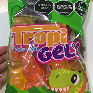 TROPI GELY Dulce Tropical Fruit Flavor Jelly Stick Kids Snack With Different Animal and Fruit Shape Packs thumbnail-3