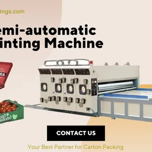 Heavy-Duty Printer Slotter for Corrugated Packaging Manufacturing thumbnail-1