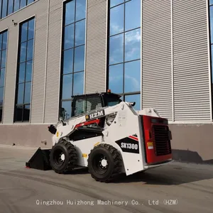 HZM Tracked Compact Skid Steer Loader for Sale Powerful and Durable Diesel Engine thumbnail-5