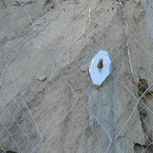 Slope Protection Mesh/ Spider Spiral Rope Net /Active Protection for Blocky Rock Slopes thumbnail-2
