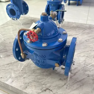 DN 50- DN 600 GGG50 Pn 16 Ductile Iron One Way 200x Control Valve 400X Flow Water Control Valve thumbnail-6