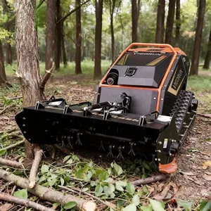 Multi-purpose Industrial 4-Stroke Remote Control Self-Charging Brushless DC Motor 48V 18KW Cordless Tool Handling Platform Flail thumbnail-1