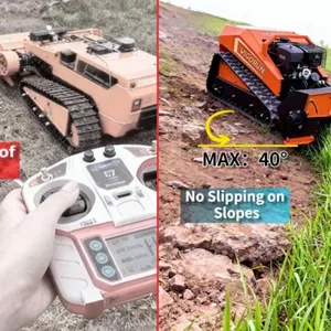 Vigorun MTSK800 Industrial Cordless Remote Control for Flail Mower With Loncin 420CC Gasoline Engine Multitask Vehicle thumbnail-4