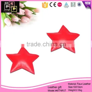 China Supplier Lovely Fancy Shaped Leather Gift,Leather Decoration thumbnail-2