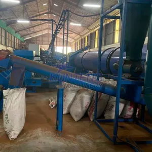 High Output Rotary Sugarcane Waste Dryer Corn Stalk Dehydrator Farm Biomass Drying System for Waste Recycling Production Line EPC thumbnail-4