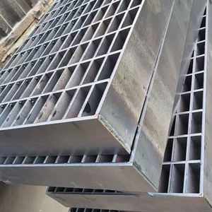 Galvanized Steel Bar Grating Drain Trench Cover for Durable Walkway & Grid Solutions thumbnail-2