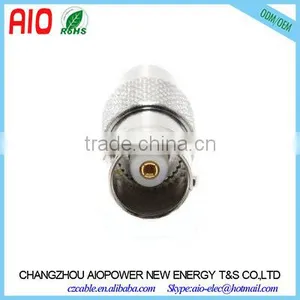 Straight Brass With Nickel Plating Coaxial Adapter BNC Female to RCA Female BNC to RCA thumbnail-3