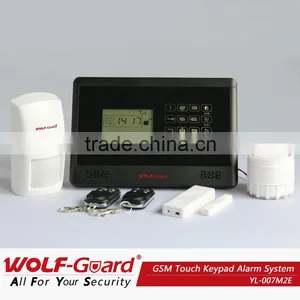 2013 GSM Home Alarm Security With Touch Keypad YL-007M2E GSM Hourse Sistema de Alarma thumbnail-1